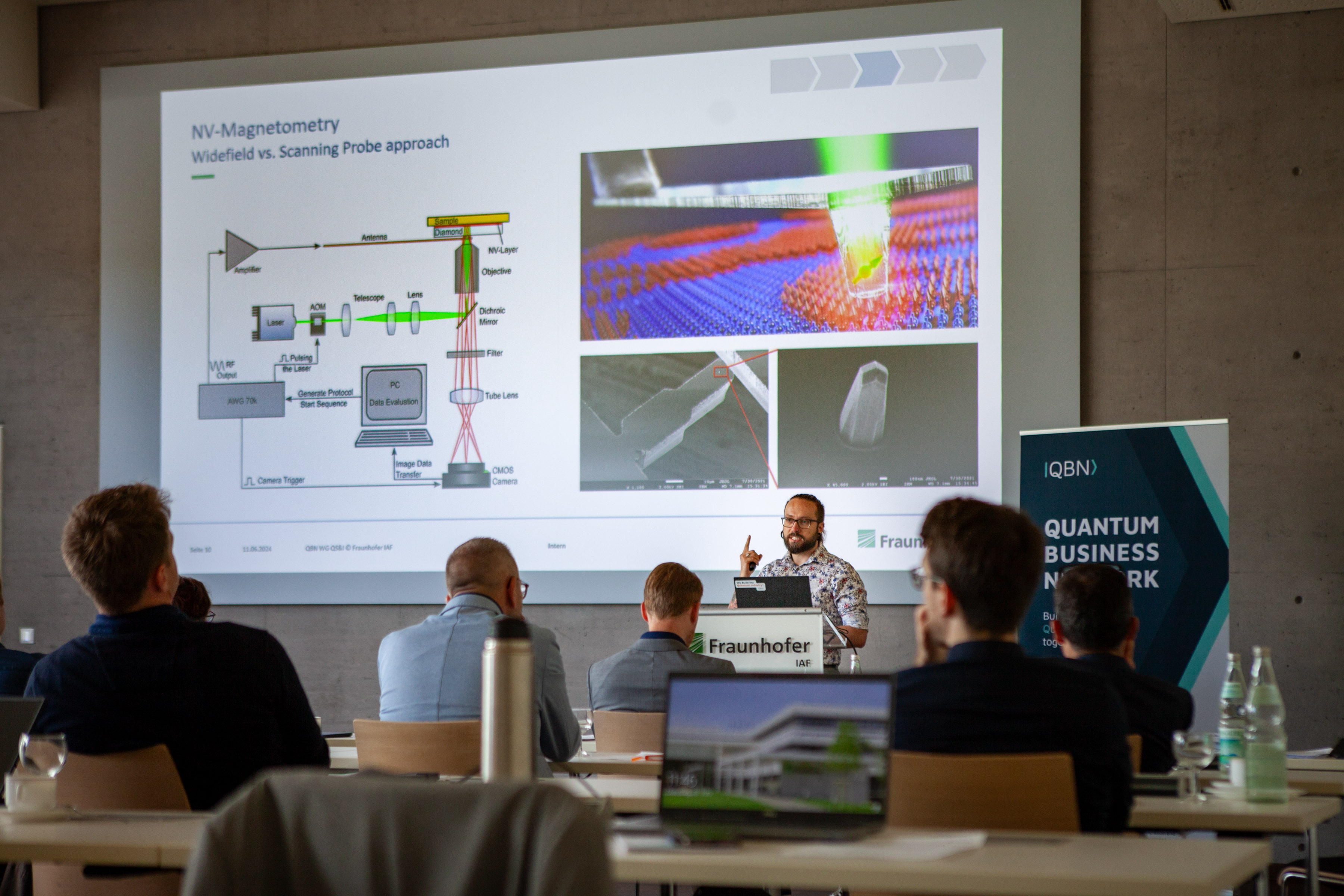 QBN Meeting Quantum Sensing am Fraunhofer IAF